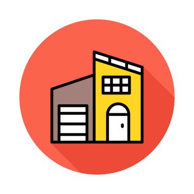 ev daire vektör çizim 