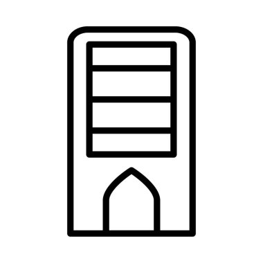 Plaza gayrimenkul vektör çizim oluşturma