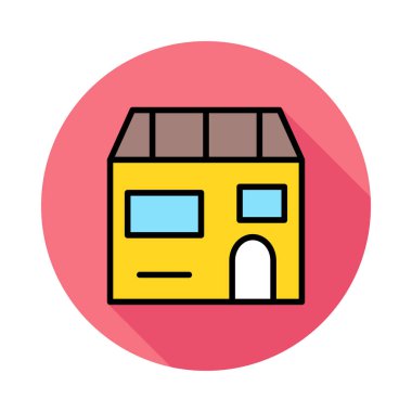 cephe ev ev vektör çizim 