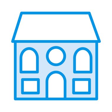 Okul house hostel vektör çizim