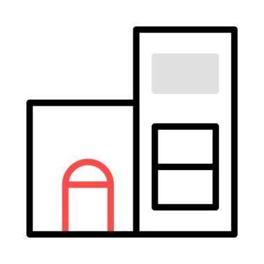 Banka mahkeme vektör çizim oluşturma 