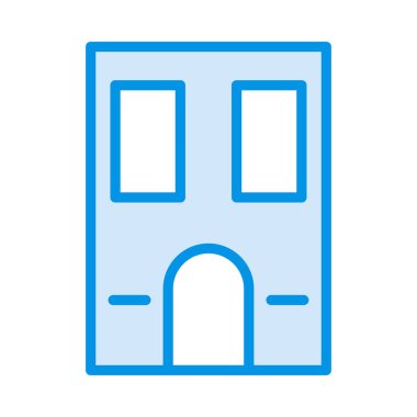 Bina, ofis, daire. Vektör çizim 