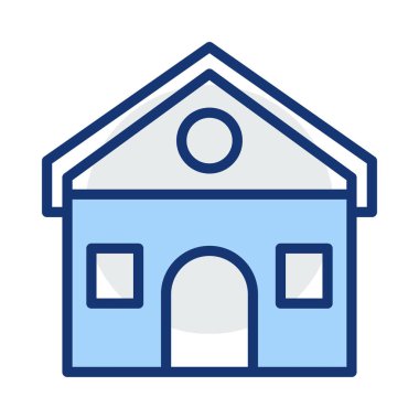 Kutsal kişilerin resmi, vektör çizim Bina mimari, 