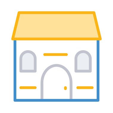 vektör çizim bina mağaza