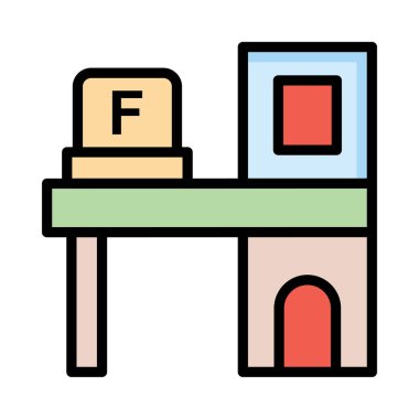 Plaza gayrimenkul vektör çizim oluşturma 