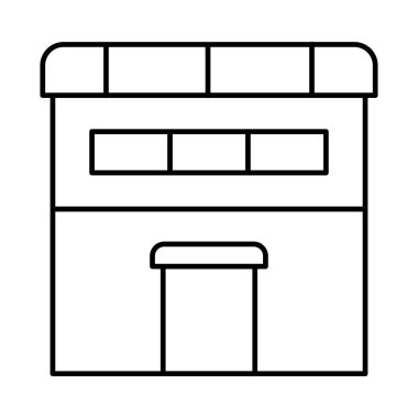 vektör çizim Bina Katolik Kilisesi 