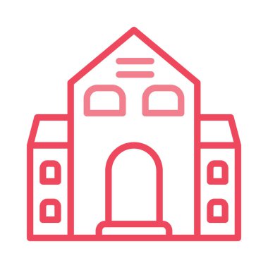 vektör çizim Apartman Bina