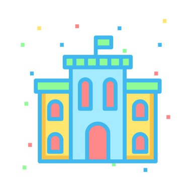 Web simgesi oluşturuyorum. Vektör illüstrasyonu 