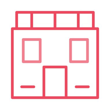 Office apartmanın vektör çizim