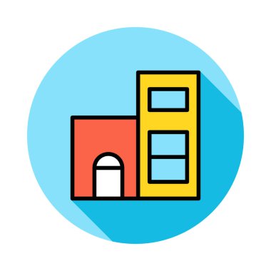 Banka mahkeme vektör çizim oluşturma 