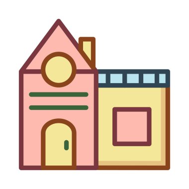 daire ev vektör çizim oluşturma 