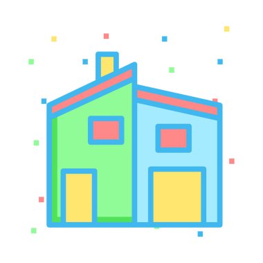 ev ev vektör çizim oluşturma 