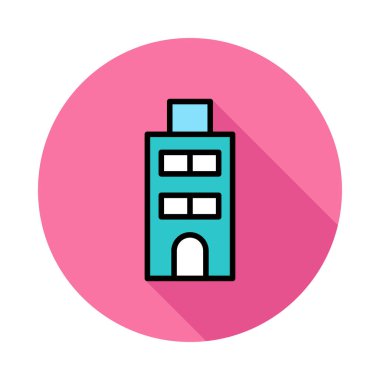 tower plaza vektör çizim oluşturma 