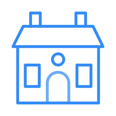 ev bina ev vektör çizim