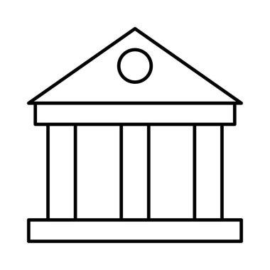 Ev, kutsal kişilerin resmi, vektör çizim inşa   