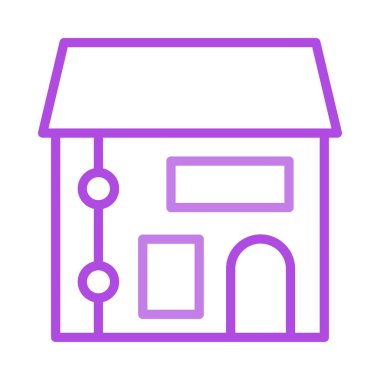 Dükkanı ev mağaza vektör çizim