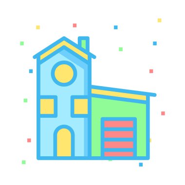 ev çekim ev vektör çizim