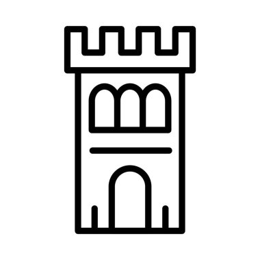 kale foretress vektör çizim oluşturma