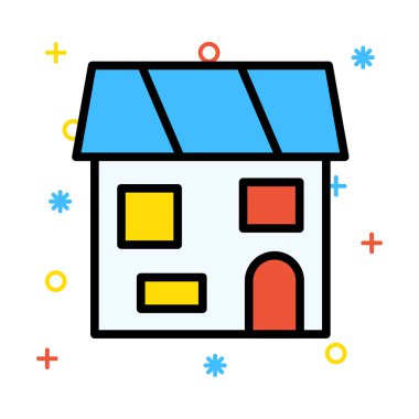 Mağaza mağaza pazar vektör çizim 