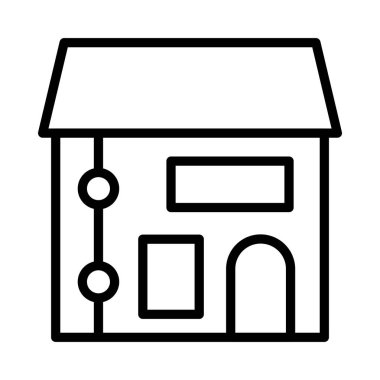 Dükkanı ev mağaza vektör çizim
