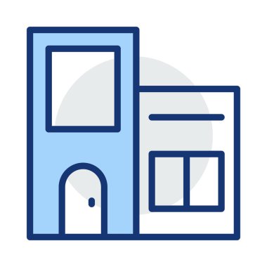 Kutsal kişilerin resmi, vektör çizim Bina mimari, 