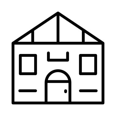 Ev Konut cephe vektör çizim