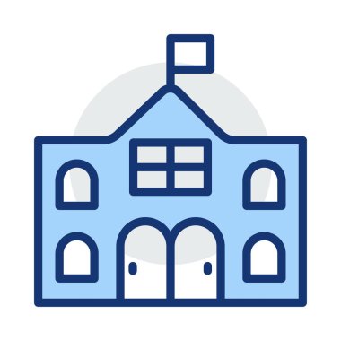 Mahkeme bayrak vektör çizim oluşturma 