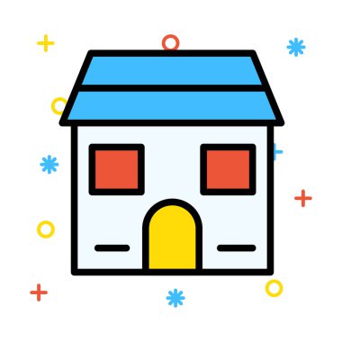 Cephe mağaza Dükkanı vektör çizim 