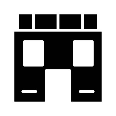 Office apartmanın vektör çizim