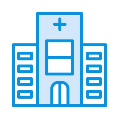 vektör çizim bina hastane Kliniği