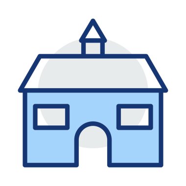 Kutsal kişilerin resmi, vektör çizim Bina mimari, 