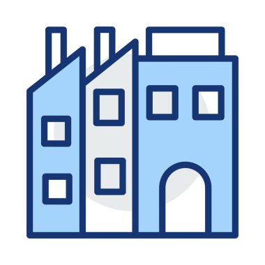 Bina alışveriş merkezi plaza vektör çizim 