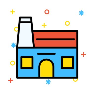 Kutsal kişilerin resmi, vektör çizim Bina mimari, 