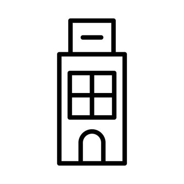 motel ev inşa vektör çizim