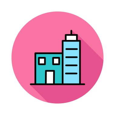 Daire plaza vektör çizim oluşturma 