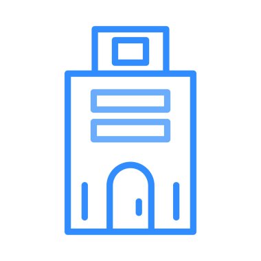 Office apartmanın vektör çizim