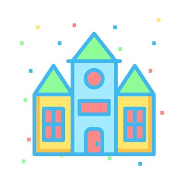 ev Emlak vektör çizim