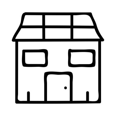 vektör çizim bina mağaza