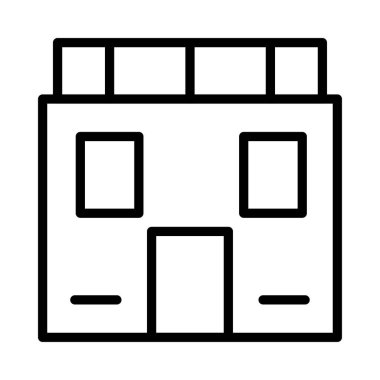 Office apartmanın vektör çizim