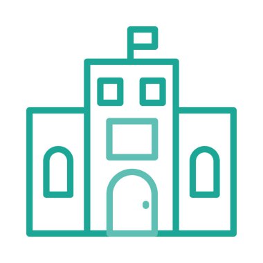 vektör çizim bina ofis plaza