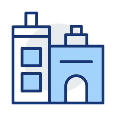 motel Apartment vektör çizim oluşturma 