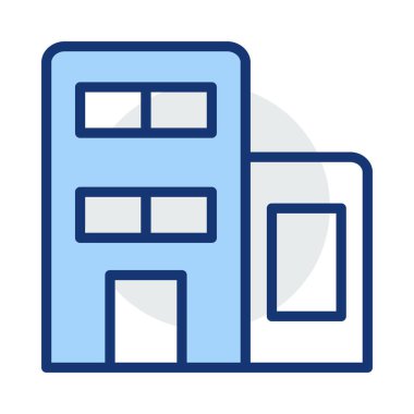 Kutsal kişilerin resmi, vektör çizim Bina mimari, 