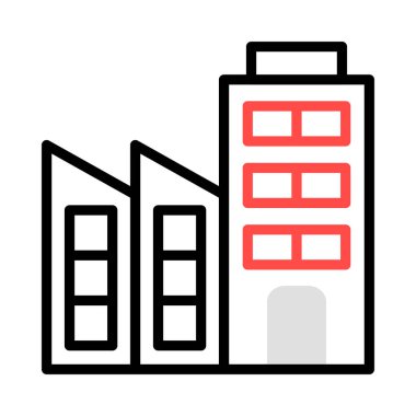 Daire ofis vektör çizim oluşturma 