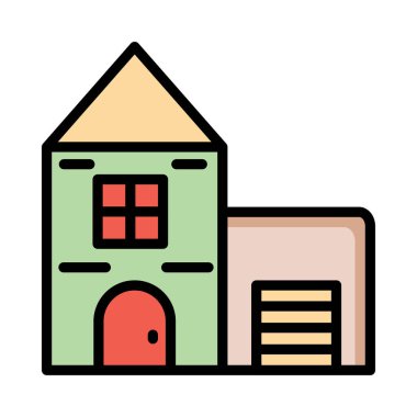 ev çekim ev vektör çizim 