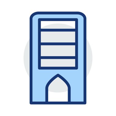 Plaza gayrimenkul vektör çizim oluşturma 