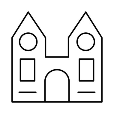 vektör çizim Apartman Bina plaza 