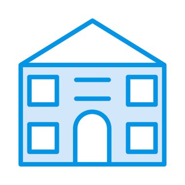 Daireli ev ev vektör çizim