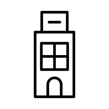 motel ev inşa vektör çizim