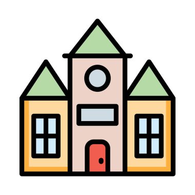 ev Emlak vektör çizim 