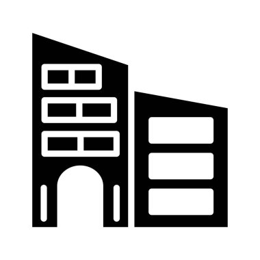 vektör çizim bina plaza tower